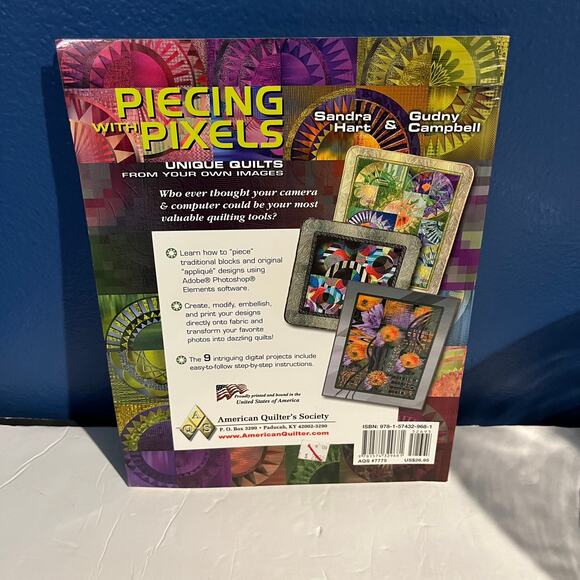 Piecing With Pixels: Unique Quilts from Your Own Images Book by Sandra Hart - Picture 2 of 6